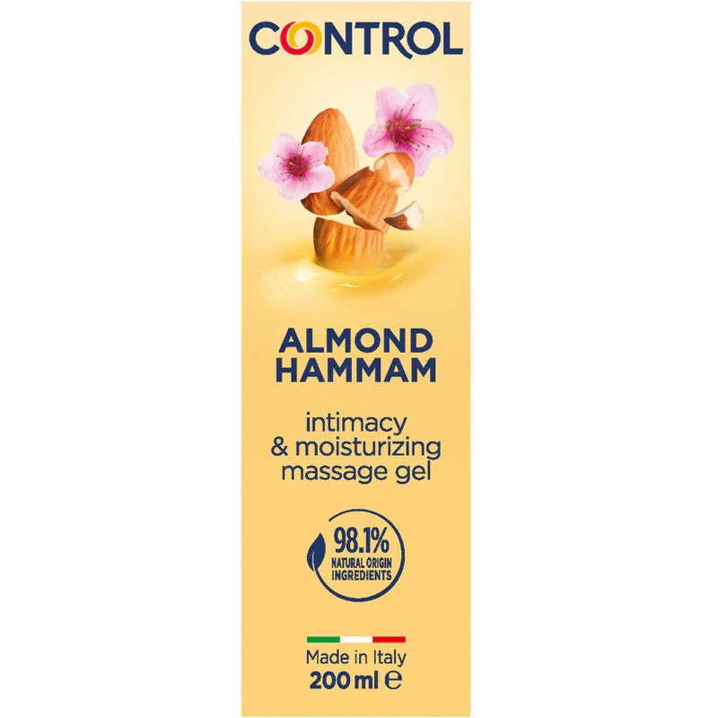 CONTROL - MASAJE GEL 3 EN 1 LECHE DE ALMENDRA 200 ML - Nuvica