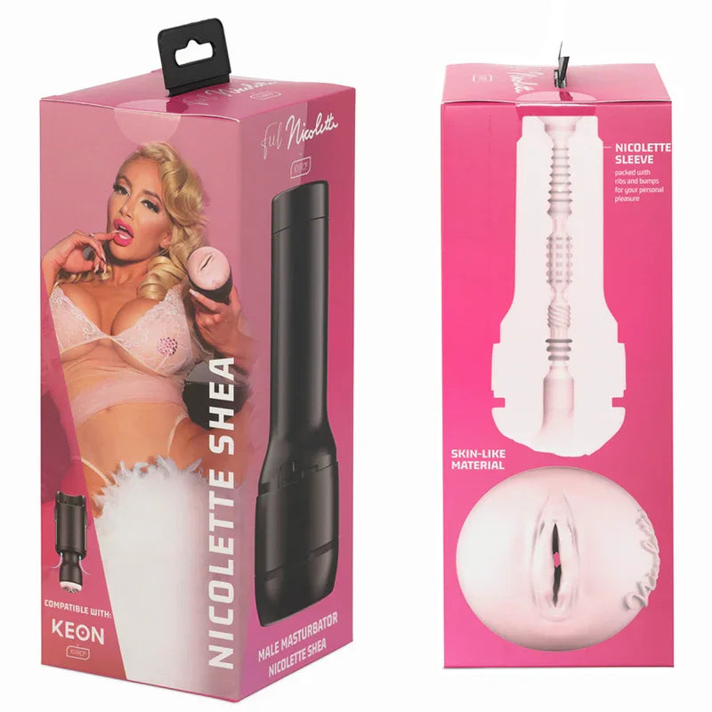 KIIROO - KEON + FEEL NICOLETTE SHEA STROKER + LUBRICANTE AQUA QUALITY 50 ML - Nuvica