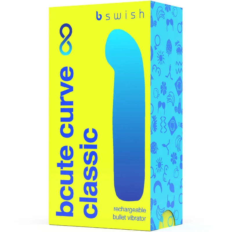 B SWISH - BCUTE CURVE INFINITE CLASSIC VIBRADOR RECARGABLE SILICONA AMARILLO - Nuvica
