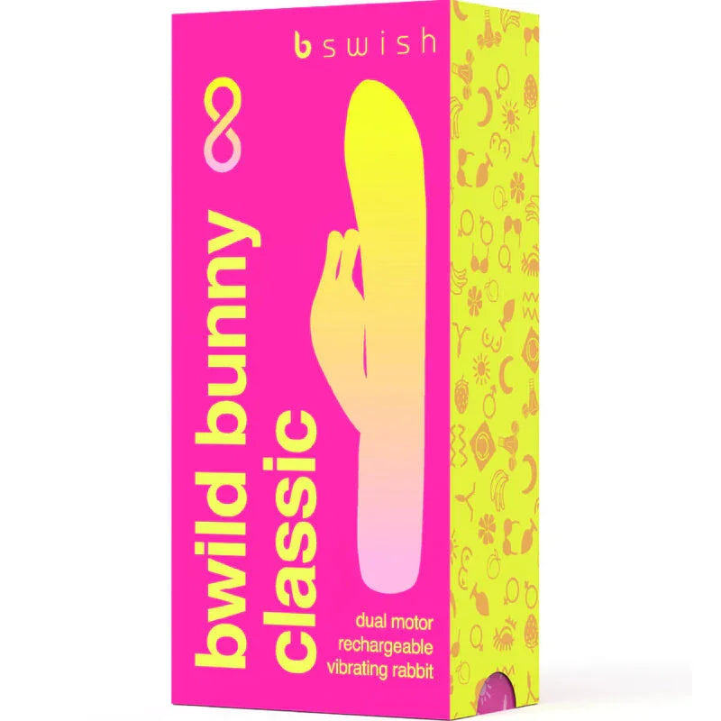 B SWISH - BWILD BUNNY INFINITE CLASSIC VIBRADOR RECARGABLE SILICONA ROSA - Nuvica