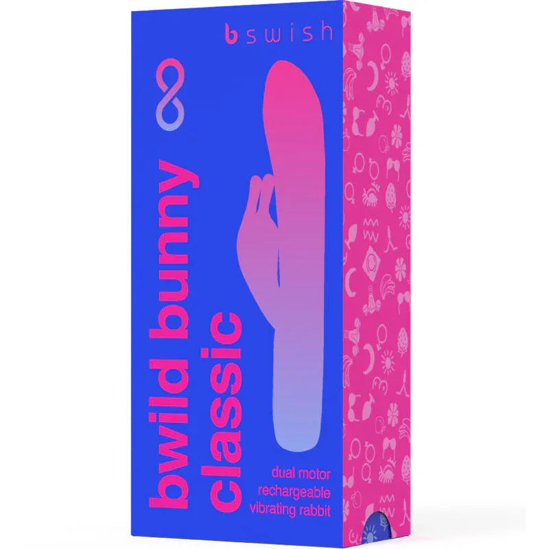 B SWISH - BWILD BUNNY INFINITE CLASSIC VIBRADOR RECARGABLE SILICONA AZUL - Nuvica