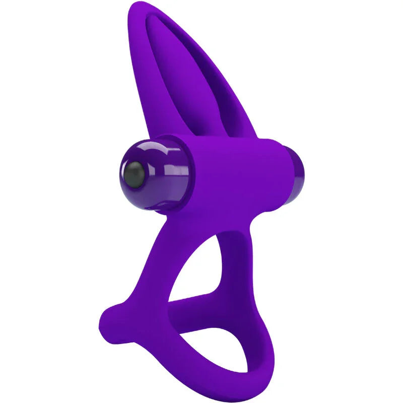 PRETTY LOVE - ANILLO VIBRADOR 10 VIBRACIONES SILICONA VIOLETA - Nuvica