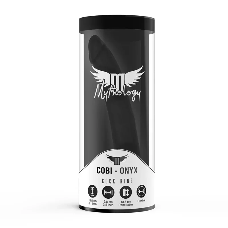 MYTHOLOGY - COBI ONYX ACCOMODATOR ARNÉS PARA DOBLE PENETRACIÓN SILICONA - Nuvica