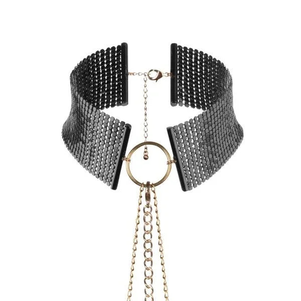 BIJOUX - DÉSIR MÉTALLIQUE COLLAR METLICO NEGRO - Nuvica