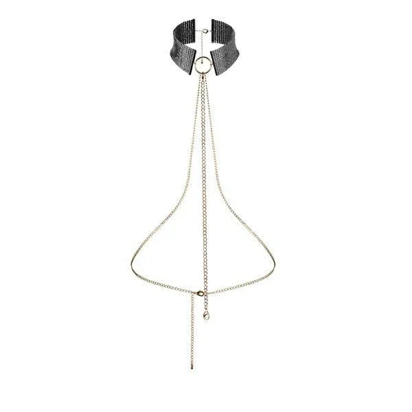 BIJOUX - DÉSIR MÉTALLIQUE COLLAR METLICO NEGRO - Nuvica