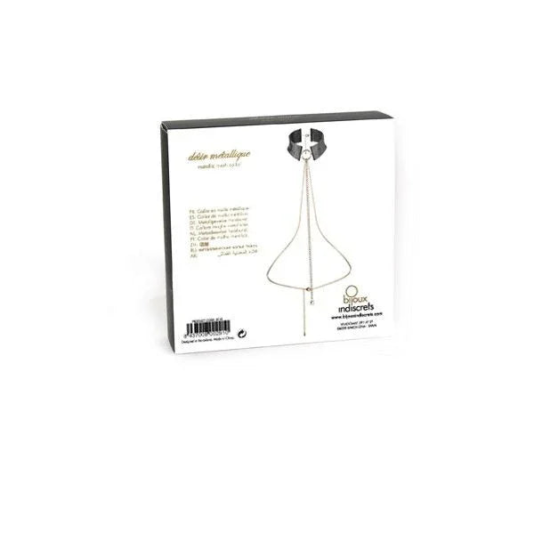 BIJOUX - DÉSIR MÉTALLIQUE COLLAR METLICO NEGRO - Nuvica