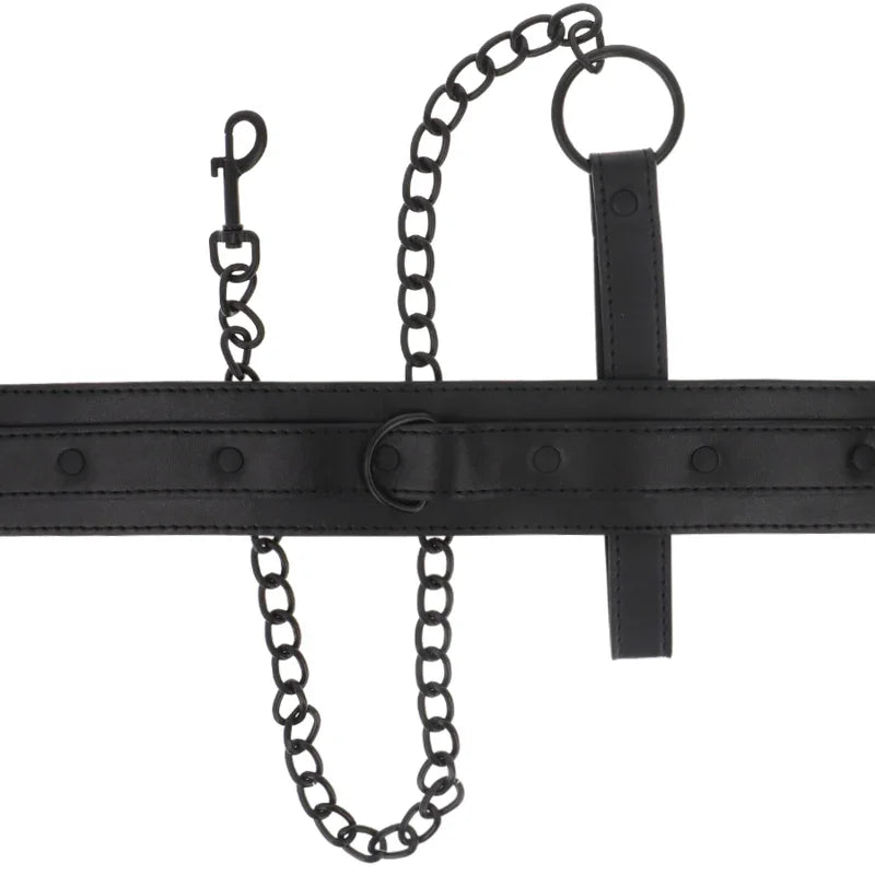 INTENSE - FETISH COLLAR DE CUERO VEGANO - Nuvica