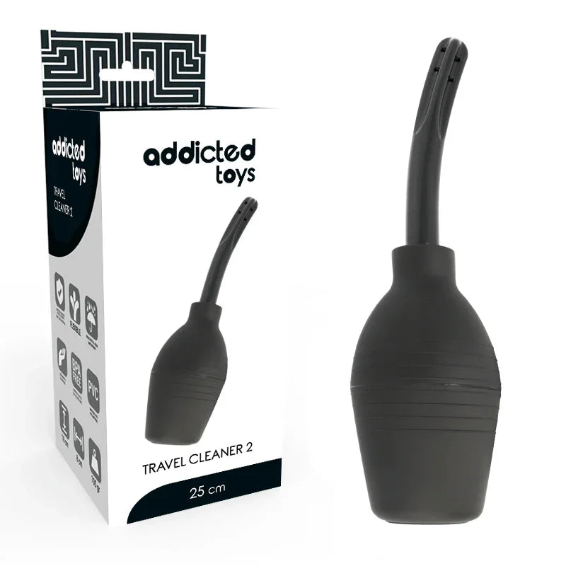 ADDICTED TOYS - SQUEEZE PERA LIMPIEZA ANAL NEGRO - Nuvica