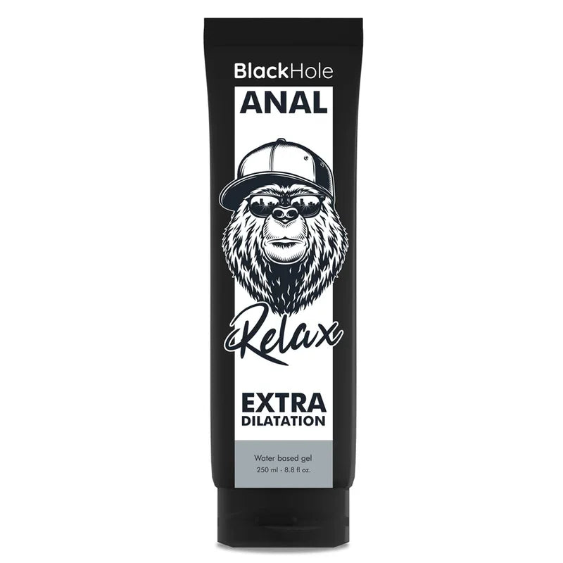 BLACK HOLE - GEL BASE AGUA DILATACIÓN ANAL 250 ML - Nuvica