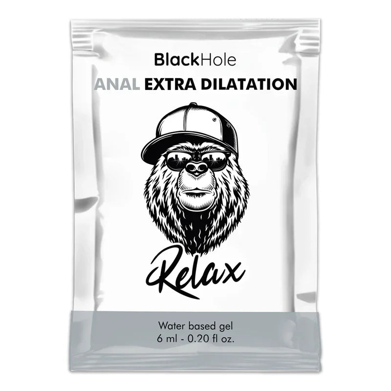 BLACK HOLE - GEL BASE AGUA DILATACIÓN ANAL 6 ML MONODOSIS - Nuvica