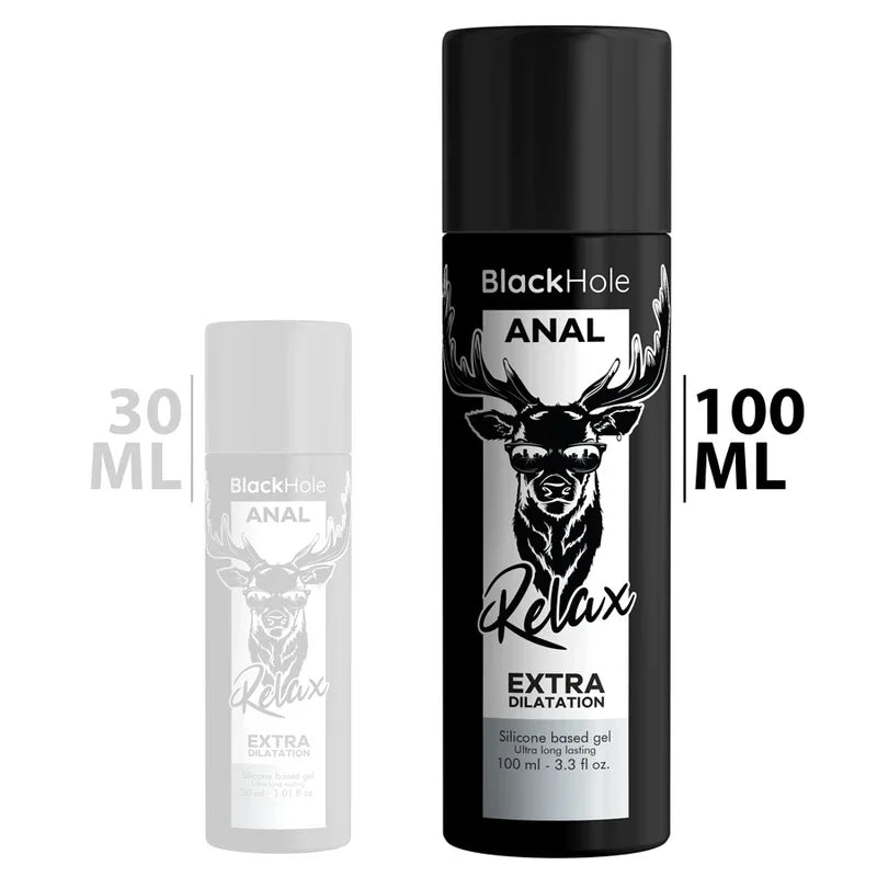 BLACK HOLE - BASE SILICONA CONCENTRADA DILATACIÓN ANAL 100 ML - Nuvica