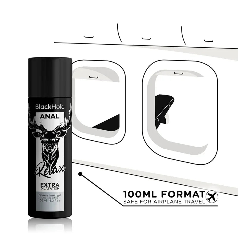 BLACK HOLE - BASE SILICONA CONCENTRADA DILATACIÓN ANAL 100 ML - Nuvica
