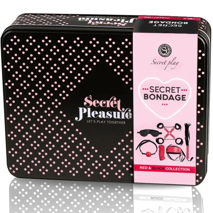 SECRETPLAY - BDSM SET 6 PIEZAS RED COLLECTION - Nuvica