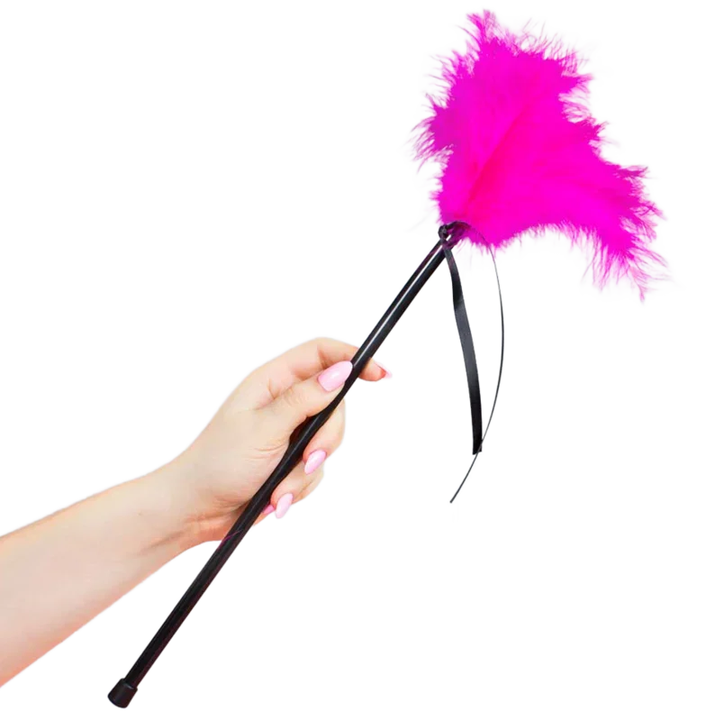 SECRETPLAY - PLUMERO PLUMAS ROSA 40 CM - Nuvica
