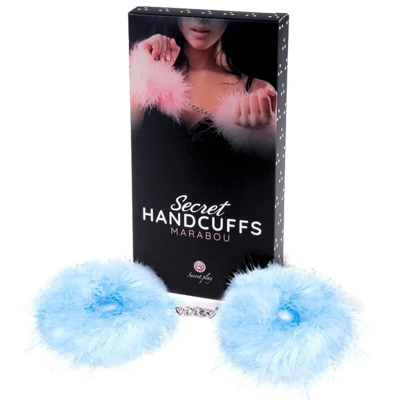 SECRETPLAY - ESPOSAS AZUL MARABOU - Nuvica