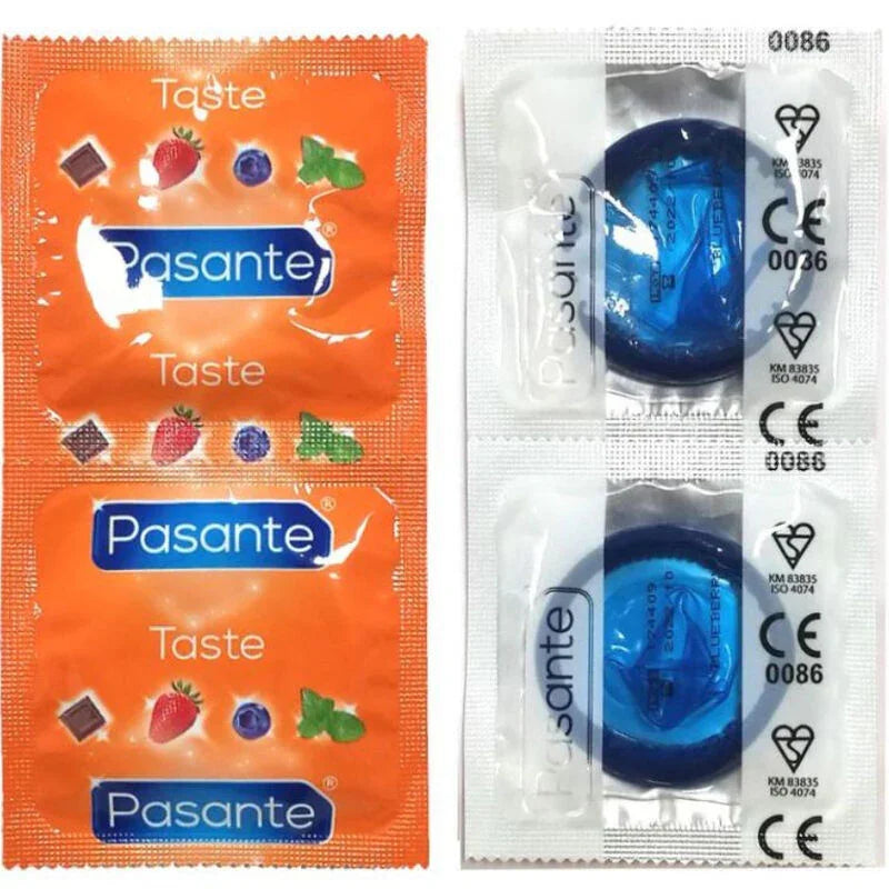 PASANTE - PRESERVATIVO SABOR ARANDANO BOLSA 144 UNIDADES - Nuvica