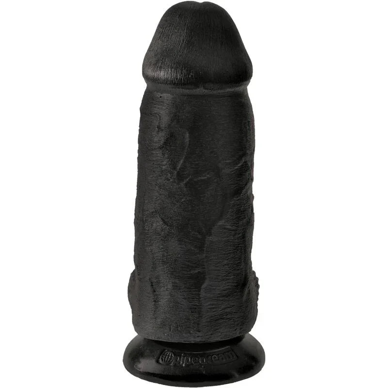 KING COCK - PENE REALÍSTICO CHUBBY 23 CM NEGRO - Nuvica