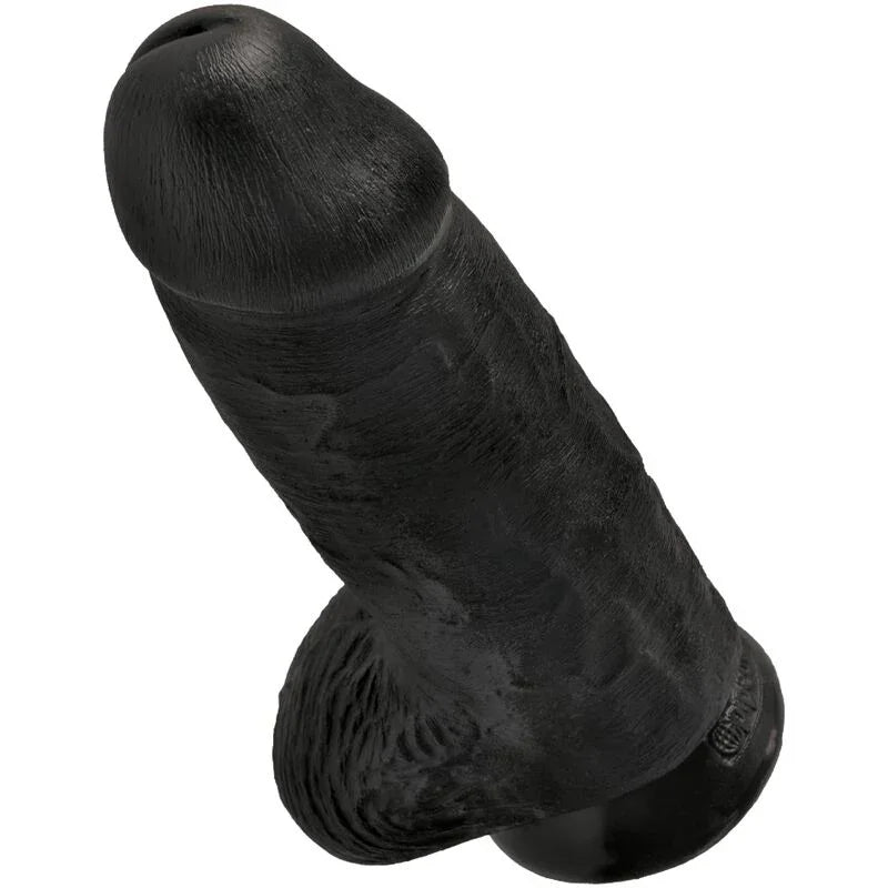 KING COCK - PENE REALÍSTICO CHUBBY 23 CM NEGRO - Nuvica