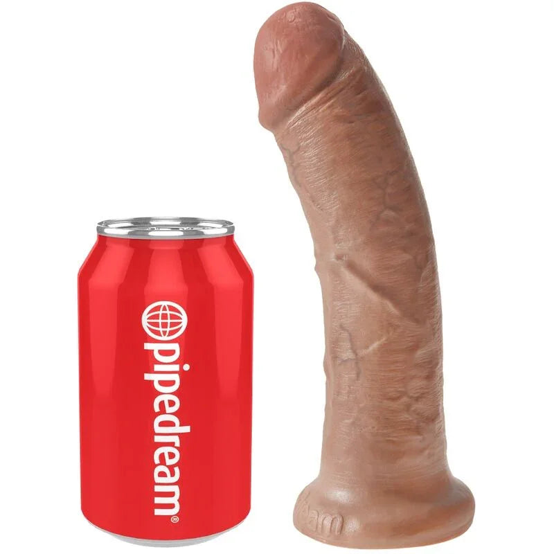 KING COCK - PENE REALÍSTICO 19.5 CM CARAMELO - Nuvica