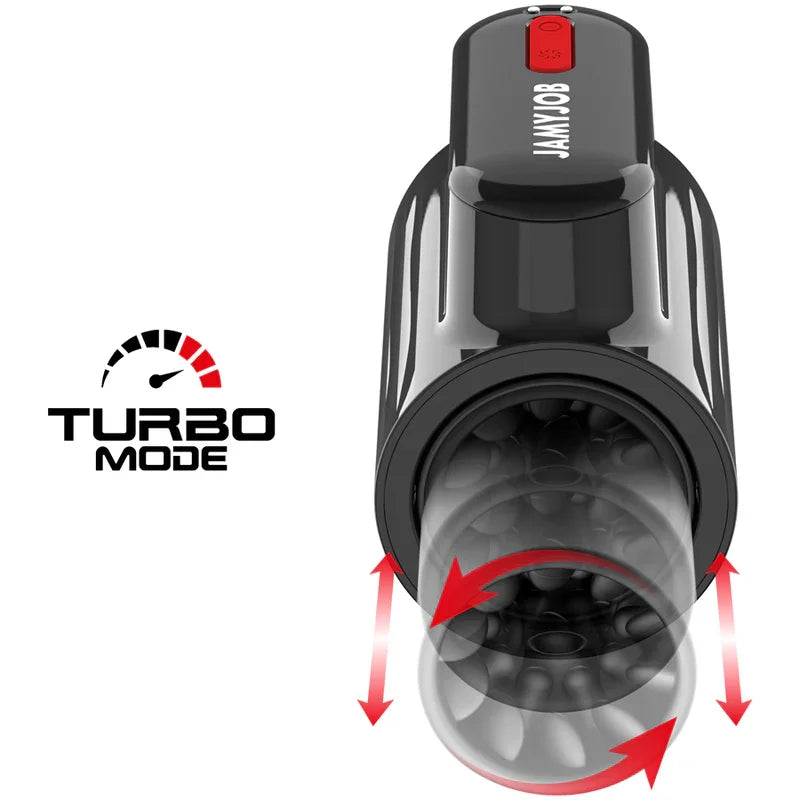 JAMYJOB - VORTEX MASTURBADOR TURBO CON EMPUJE Y ROTACIÓN 360 UP AND DOWN - Nuvica