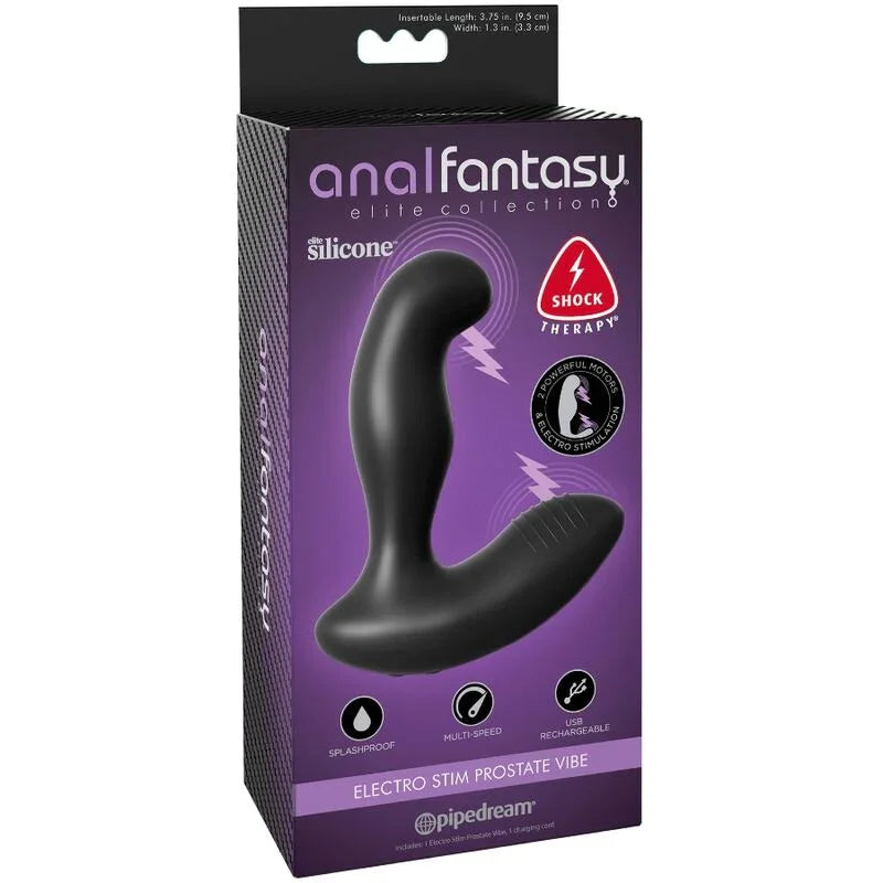 ANAL FANTASY ELITE COLLECTION - MASAJEADOR PROSTÁTICO VIBRADOR ELECTRO STIM - Nuvica