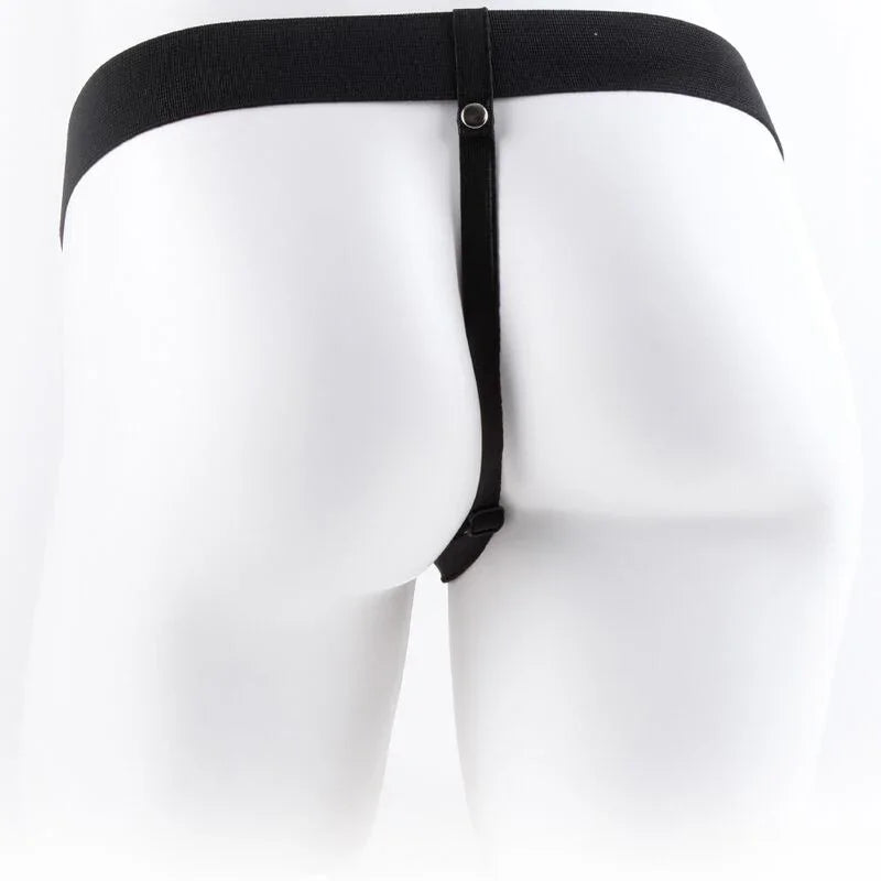 FETISH FANTASY SERIES - ARNÉS AJUSTABLE CONTROL REMOTO PENE REALÍSTICO CON TESTÍCULOS 17.8 CM - Nuvica
