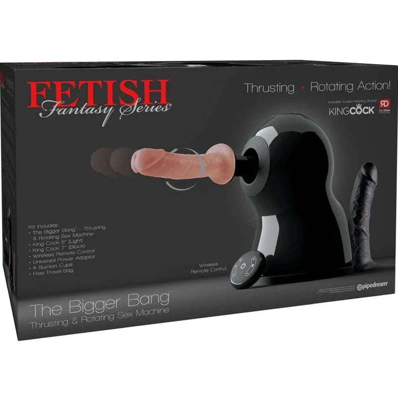 FETISH FANTASY SERIES - SEX MACHINE BIGGER BANG ROTACION Y EMPUJE - Nuvica