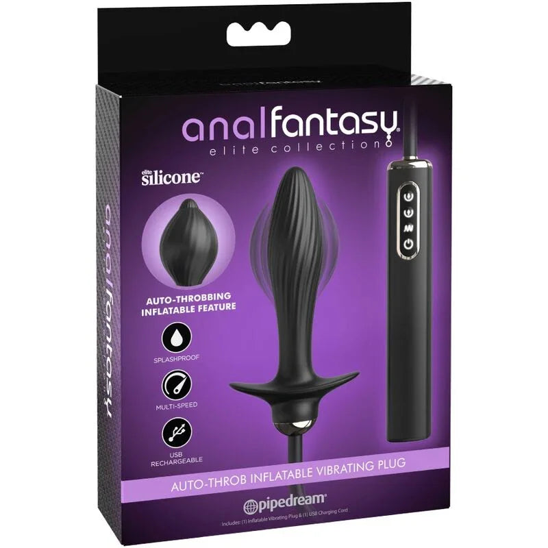 ANAL FANTASY ELITE COLLECTION - PLUG INFLABLE & VIBRADOR AUTO-THROB - Nuvica