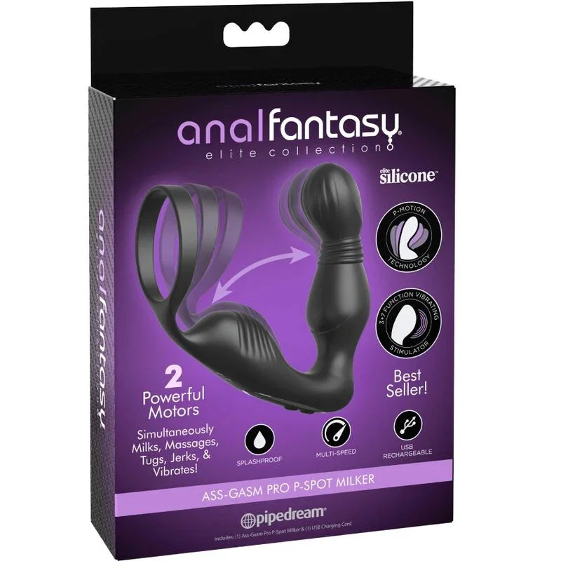ANAL FANTASY ELITE COLLECTION - MASAJEADOR PROSTÁTICO VIBRADOR & RECARGABLE - Nuvica