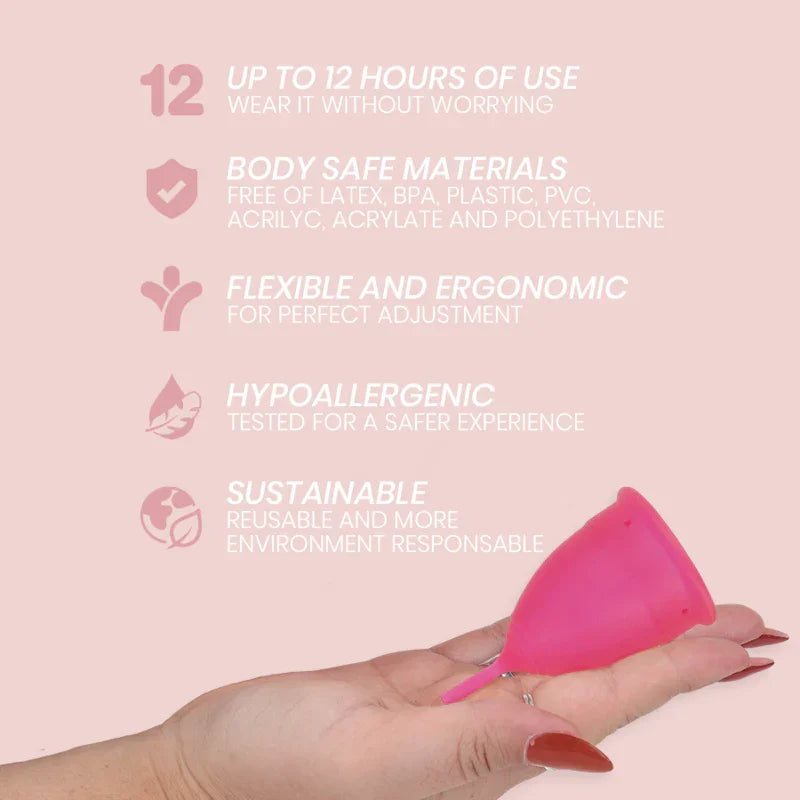 INTIMICHIC - COPA MENSTRUAL SILICONA MEDICA - TALLA S - Nuvica