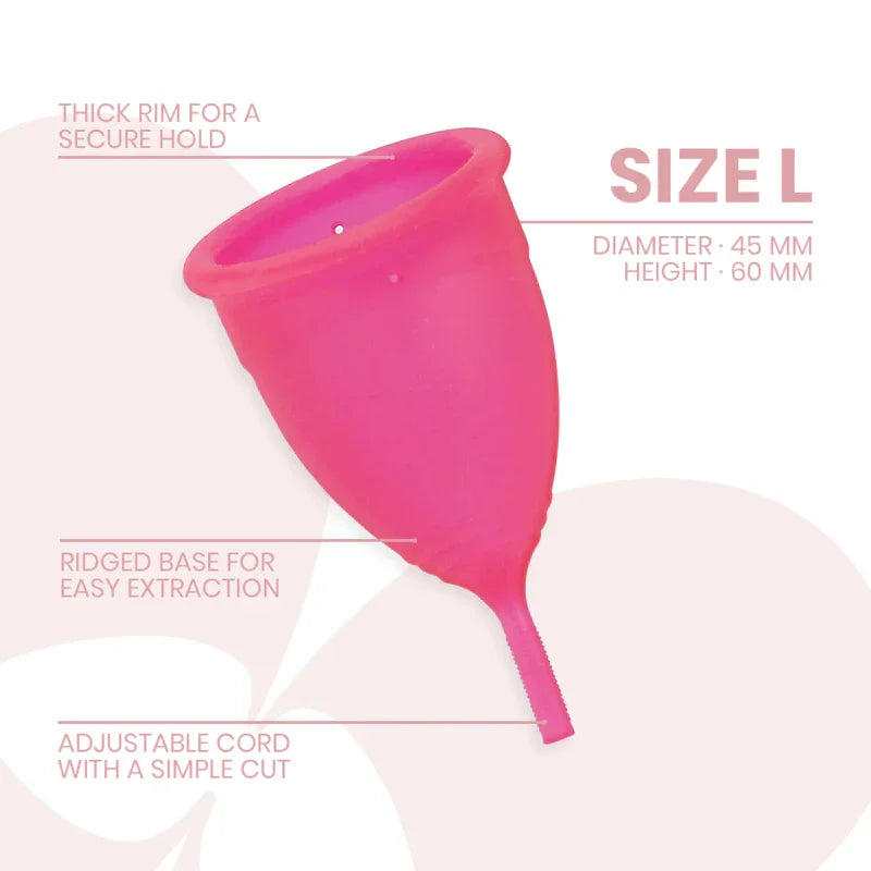 INTIMICHIC - COPA MENSTRUAL SILICONA MEDICA - TALLA L - Nuvica