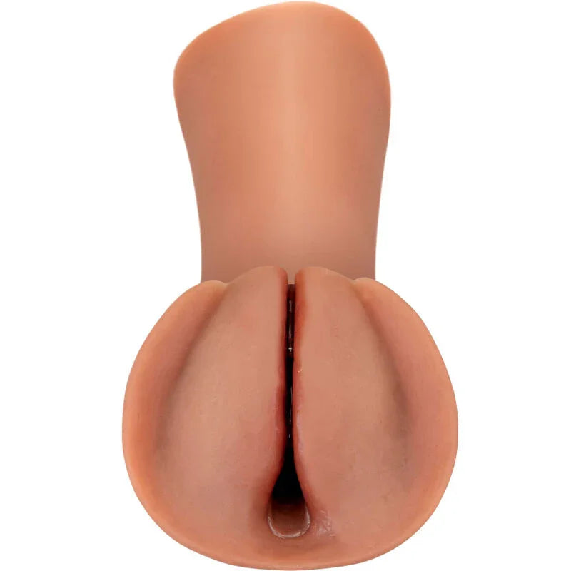 FETISH FANTASY EXTREME - MASTURBADOR MASCULINO SILICONA SLIPPERY SLIT CARAMELO - Nuvica