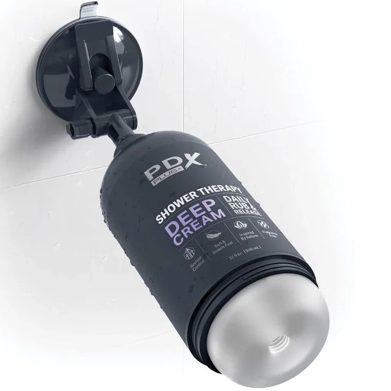 PDX PLUS - MASTURBADOR STROKER DISEÑO DISCRETO DE BOTE CHAMPU DEEP CREAM - Nuvica