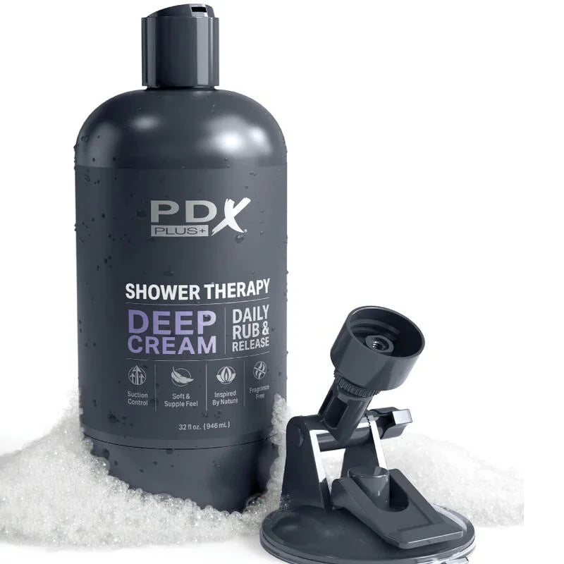 PDX PLUS - MASTURBADOR STROKER DISEÑO DISCRETO DE BOTE CHAMPU DEEP CREAM - Nuvica