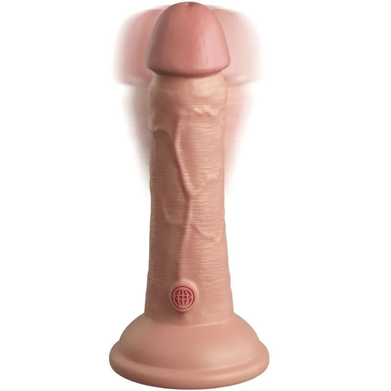 KING COCK - ÉLITE DILDO REALÍSTICO VIBRADOR & SILICONA 15.2 CM - Nuvica