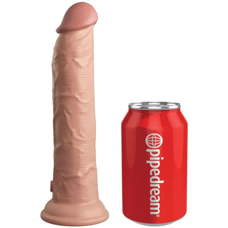 KING COCK - ÉLITE DILDO REALÍSTICO VIBRADOR & SILICONA CONTROL REMOTO 23 CM - Nuvica