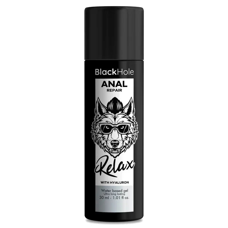 BLACK HOLE - ANAL REPAIR BASE AGUA RELAX CON HYALURON 30 ML - Nuvica