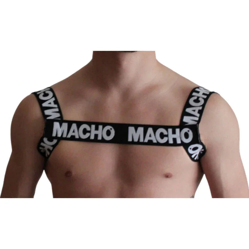 MACHO - ARNÉS DOBLE NEGRO - Nuvica
