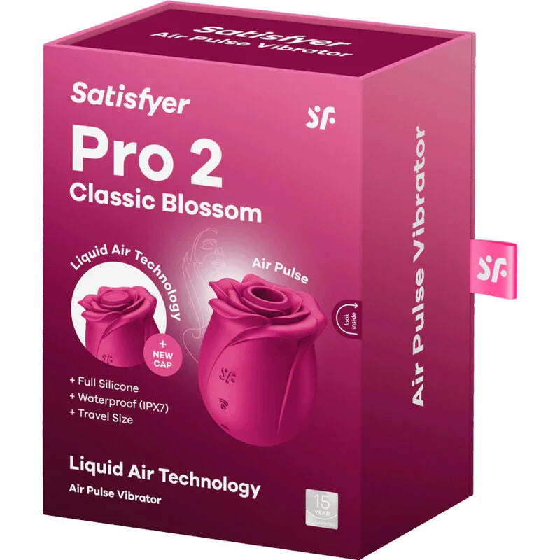 SATISFYER - AIR PULSE PRO 2 CLASSIC BLOSSOM VIBRADOR - Nuvica