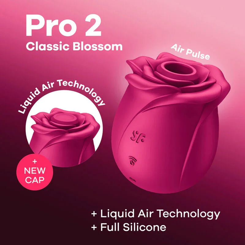 SATISFYER - AIR PULSE PRO 2 CLASSIC BLOSSOM VIBRADOR - Nuvica