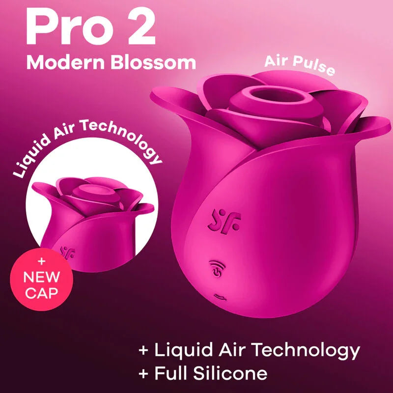 SATISFYER - AIR PULSE PRO 2 MODERN BLOSSOM VIBRADOR - Nuvica