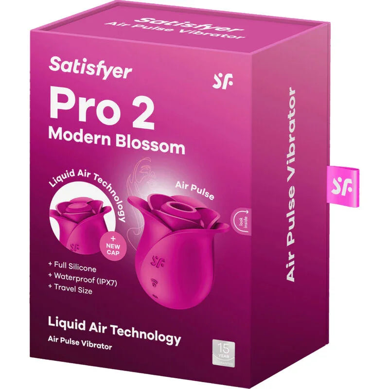 SATISFYER - AIR PULSE PRO 2 MODERN BLOSSOM VIBRADOR - Nuvica