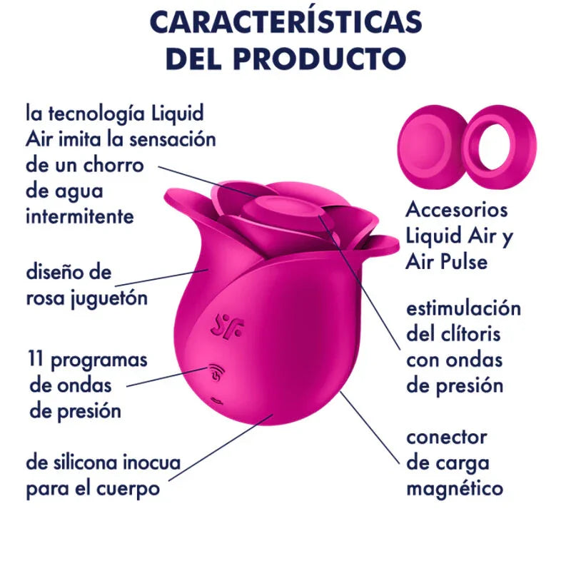 SATISFYER - AIR PULSE PRO 2 MODERN BLOSSOM VIBRADOR - Nuvica