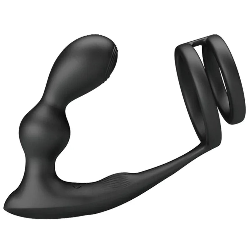 PRETTY LOVE - MARSHALL ANILLO PARA PENE + PLUG ANAL VIBRATORIO & CONTROL REMOTO - Nuvica