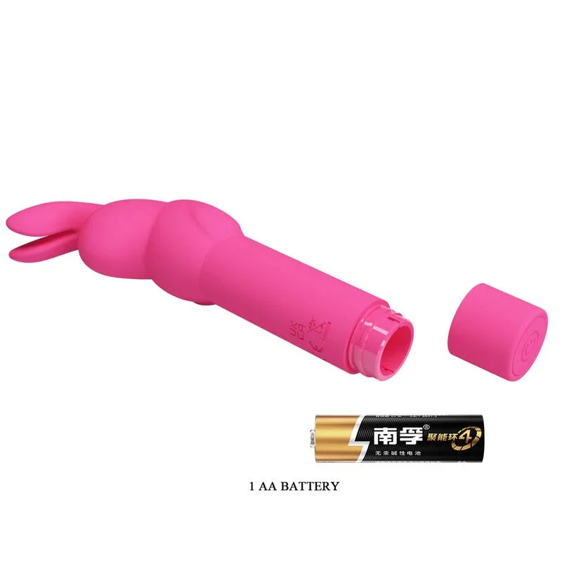 PRETTY LOVE - GERARDO VIBRADOR DE SILICONA CONEJO FUSCHIA - Nuvica