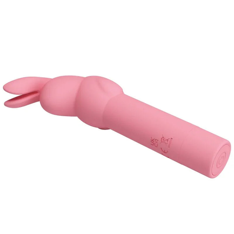 PRETTY LOVE - GERARDO VIBRADOR DE SILICONA CONEJO ROSA - Nuvica