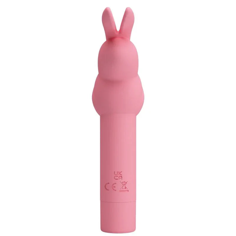 PRETTY LOVE - GERARDO VIBRADOR DE SILICONA CONEJO ROSA - Nuvica