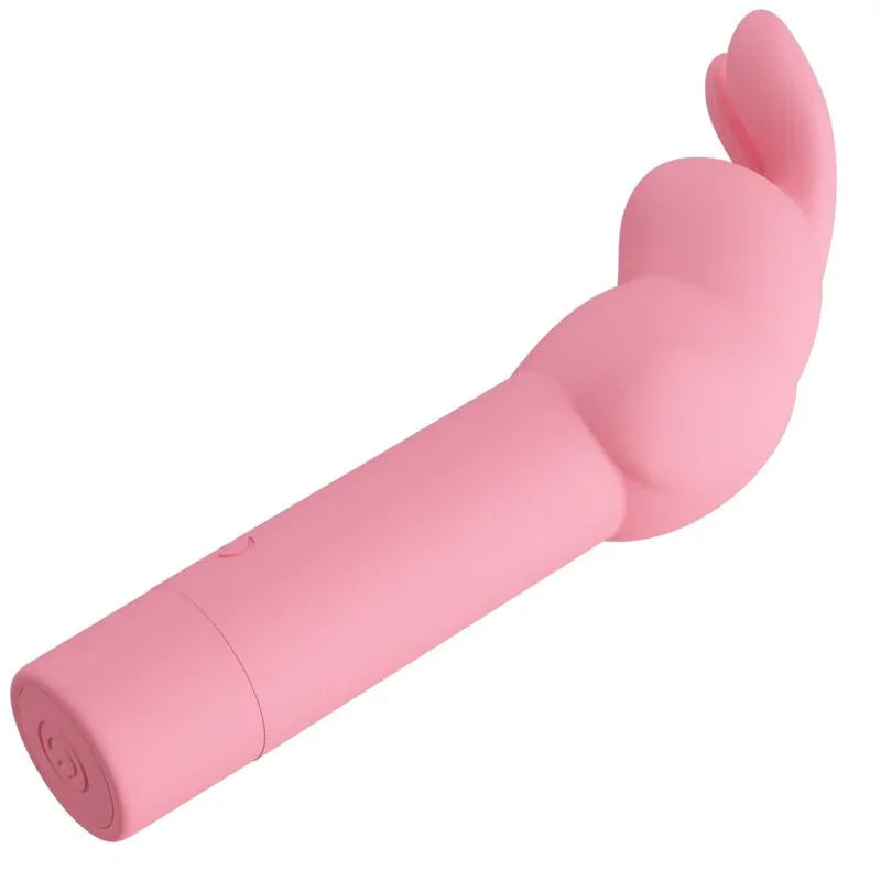 PRETTY LOVE - GERARDO VIBRADOR DE SILICONA CONEJO ROSA - Nuvica