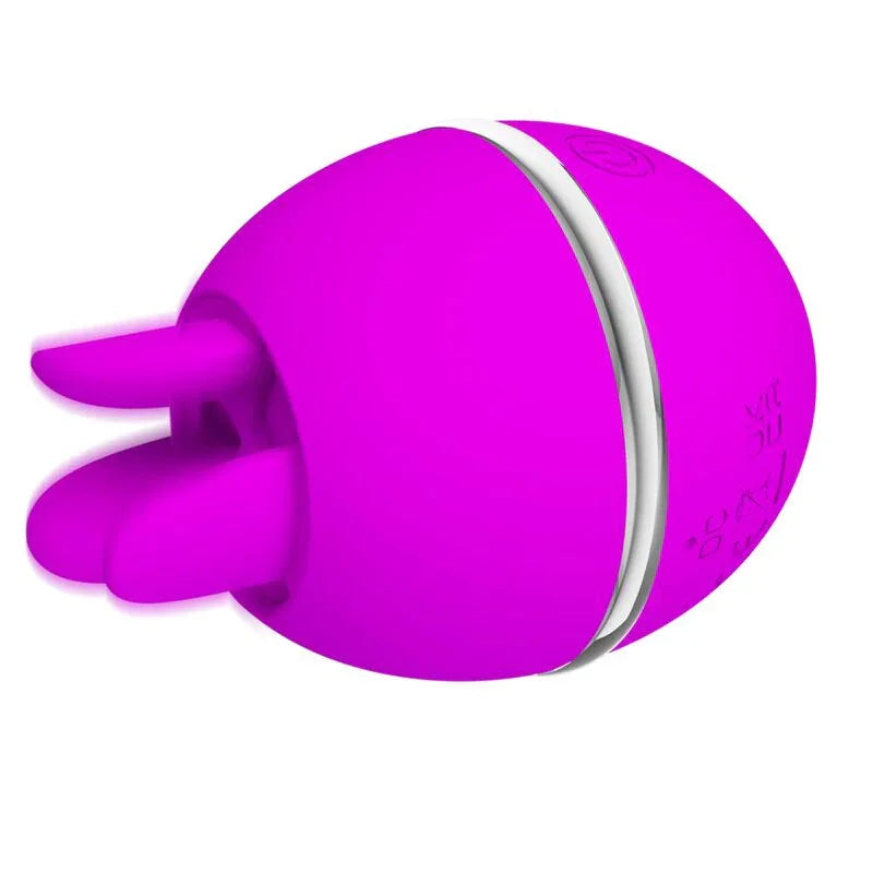 PRETTY LOVE - GEMINI BALL VIBRADOR DE SILICONA REDONDO MORADO - Nuvica