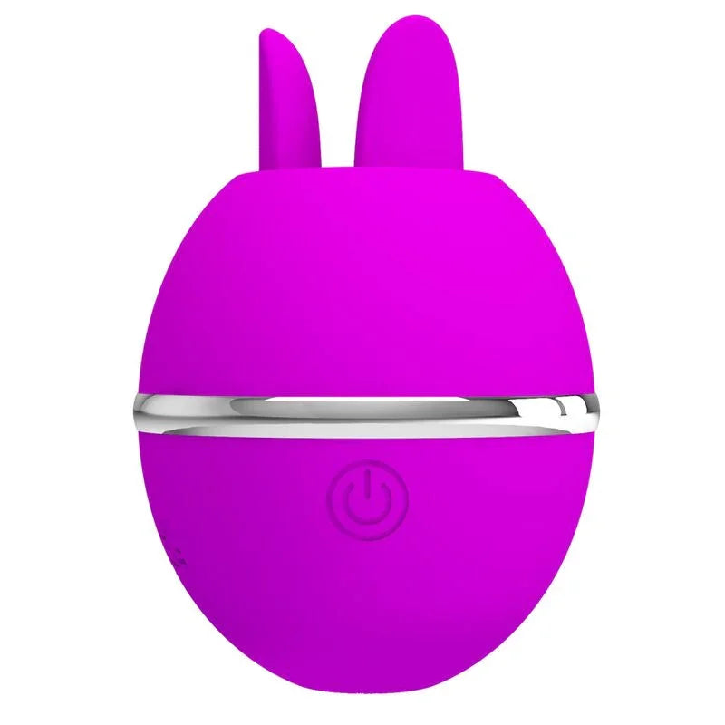 PRETTY LOVE - GEMINI BALL VIBRADOR DE SILICONA REDONDO MORADO - Nuvica